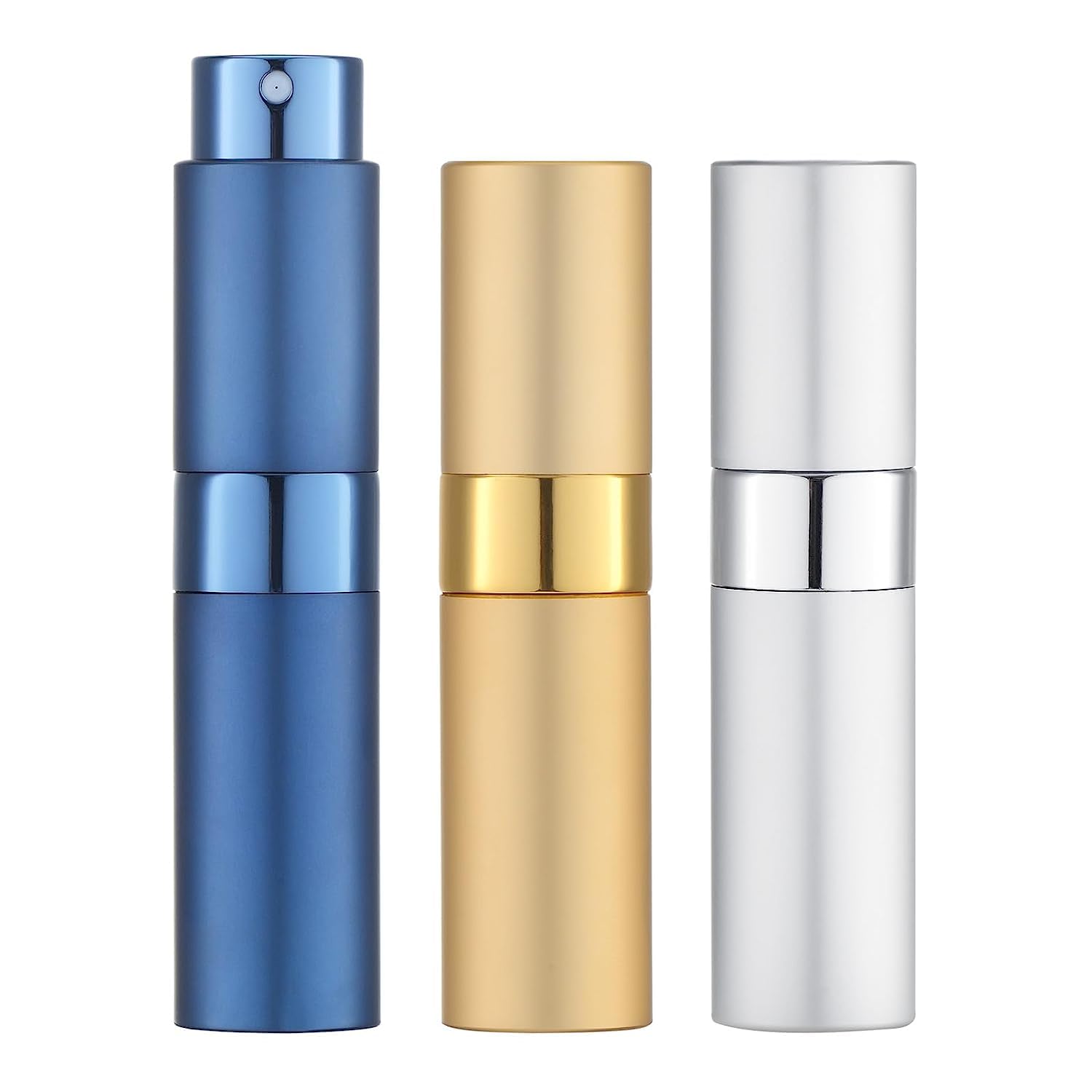 Toureal Travel Perfume Atomiser Refillable - Mini Aftershave Spray Bottle - Small Glass Fragrance Atomizer for Women - Portable Empty Cologne Refill Pump Dispenser for Men Pink 3Pcs — view 13