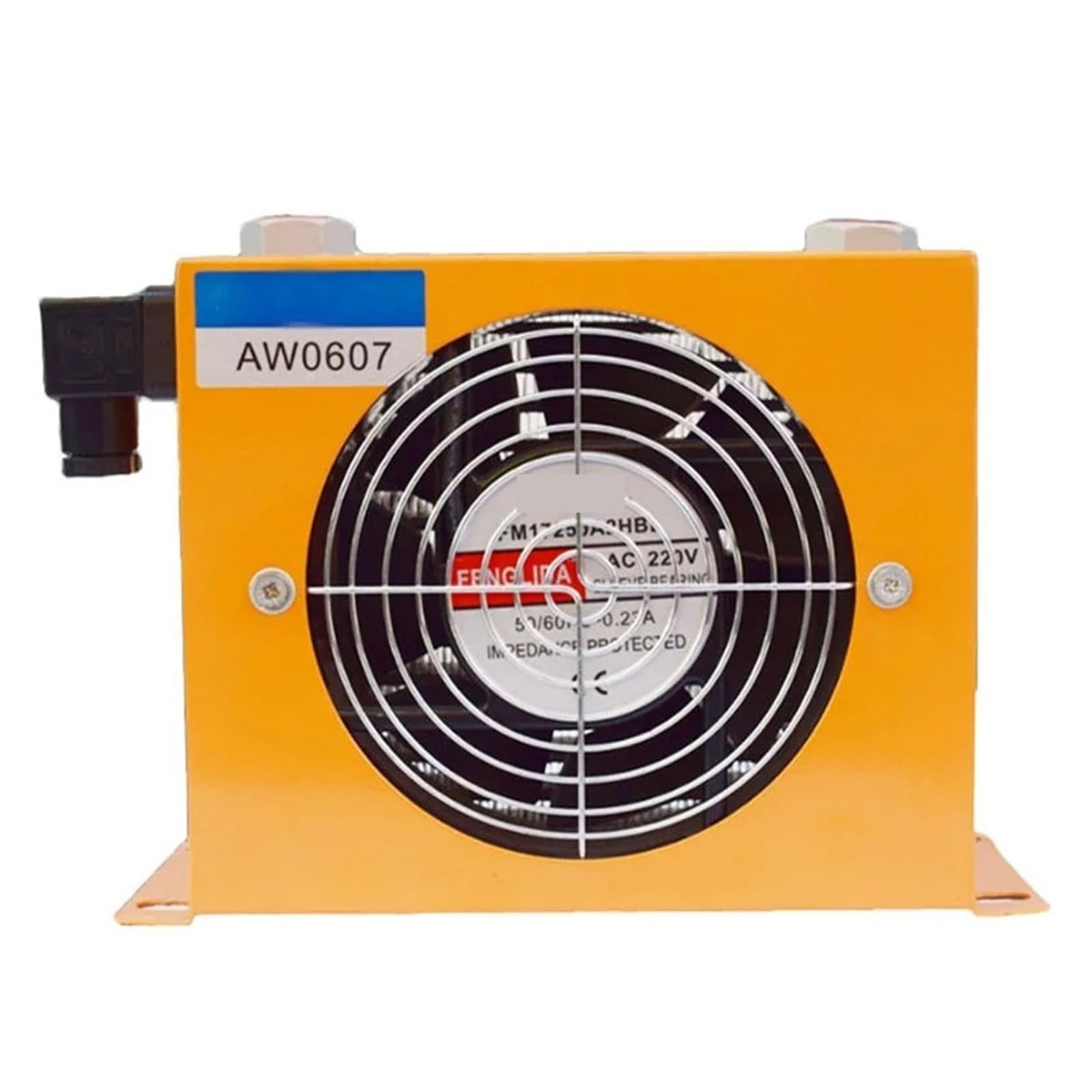 Radiatore di raffreddamento dell'aria idraulico AW0607T in lega di alluminio da 20 l/min 12V 24V 220V 380V Operazione stabile