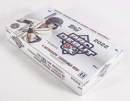 Miniatura 2 de 2022 Topps Pro Debut Baseball Hobby Box (24 Packs/8 Cards: 4 Autos)