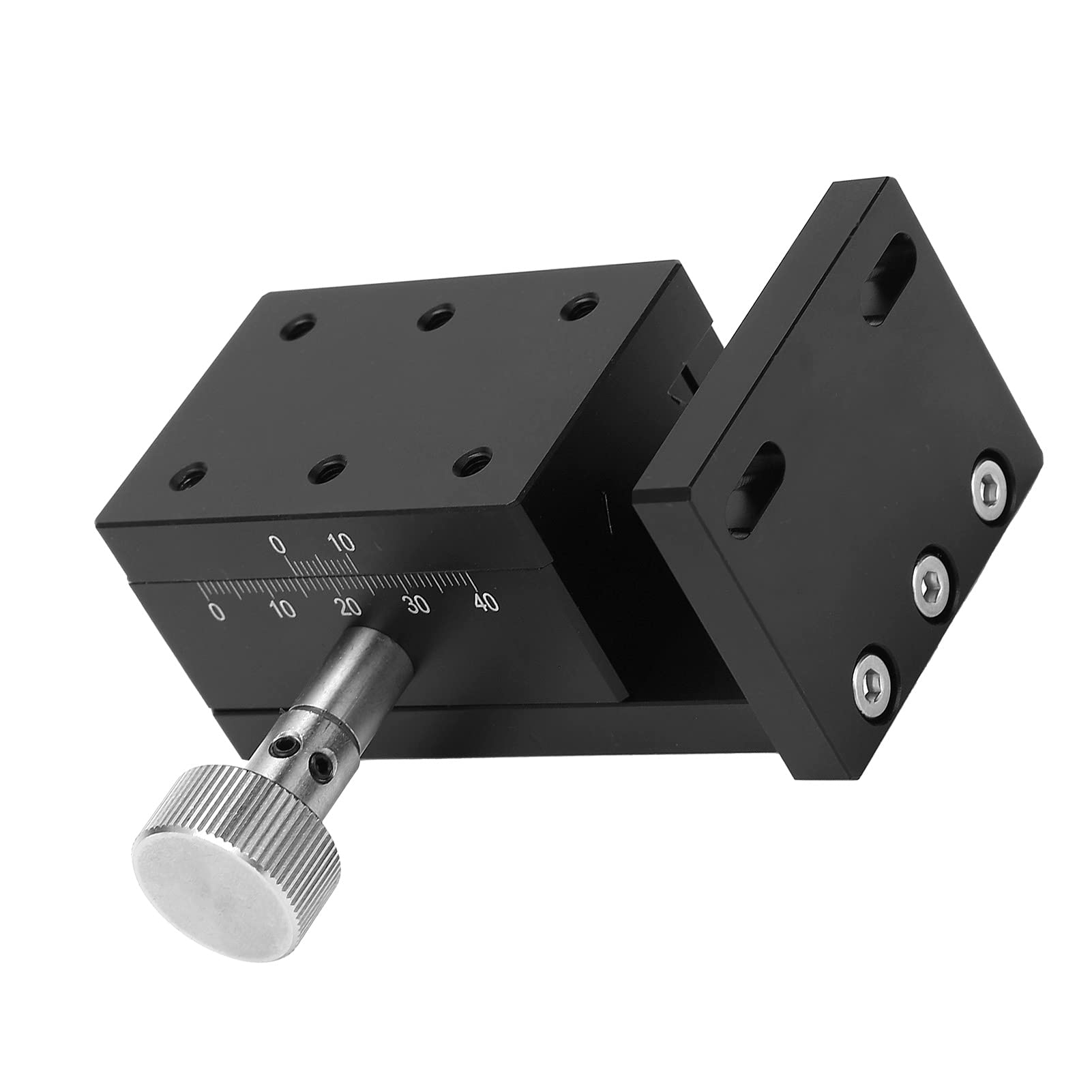Stufe, SPZ40-60 Z-Achse-Rack und Ritzel Schwalbenschwanz-Schiebetisch-Positionierungstabelle Z-Achsen Lineares Bühnenhandbuch Fine-Tune-Schiebetisch Aluminiumlegierung