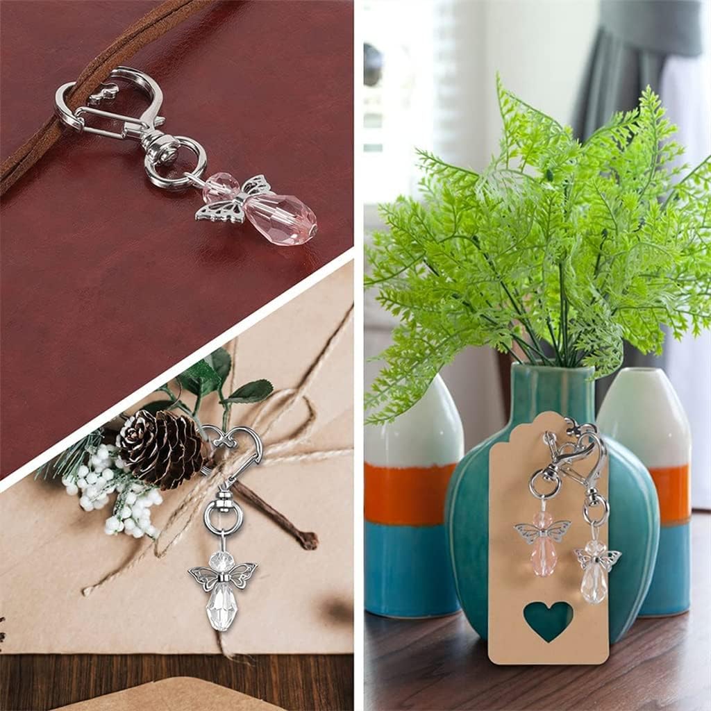 WGTYOA 30 Pieces Gift Box Decorative Metal Set Keychain Wire Bag Birthday Party Wedding Supplies image 5