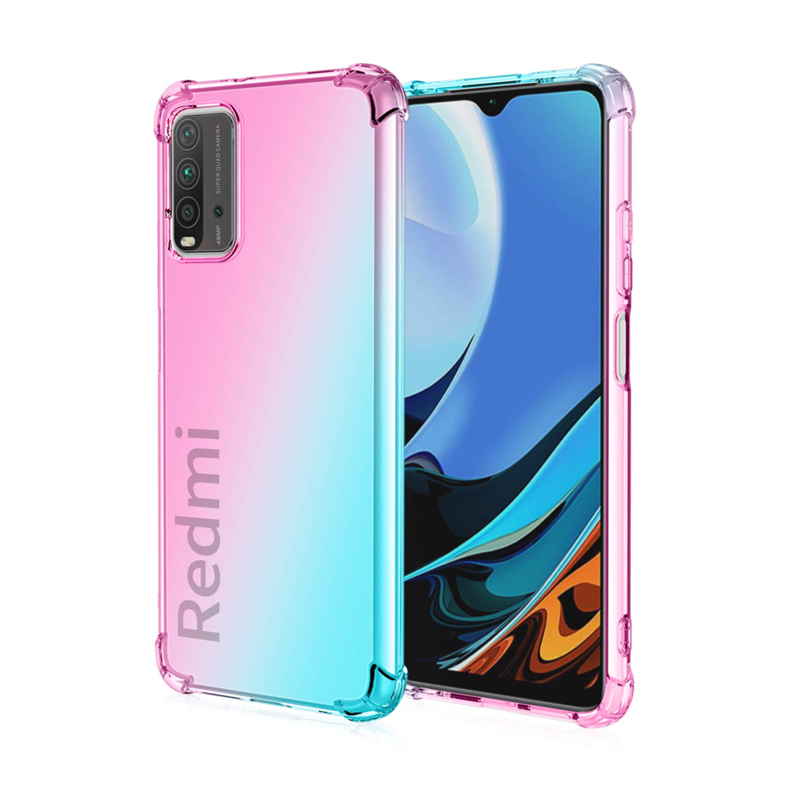 EasyLifeGo for Xiaomi Redmi 9T Redmi Power/Redmi Note 4G Case Slim  Shock Absorption Flexible TPU Soft Edge Bumper with Reinforced Corners