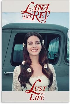 Lana Del Rey Singer-songwriter Poster Canvas Print Home Decor Wall Art Bedroom Poster Wall Picture Prints Decor 08x12inch 20x30cm