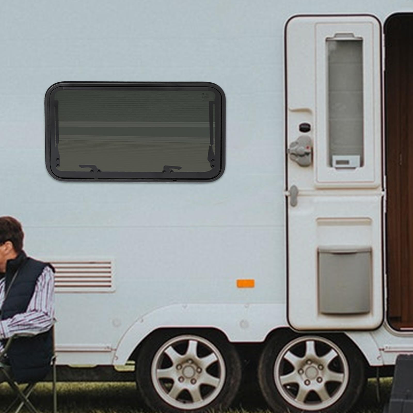 Finestra Per Caper, Finestra Laterale Per Roulotte, Finestra In Vetro Acrilico A Doppio Strato - Foto 8