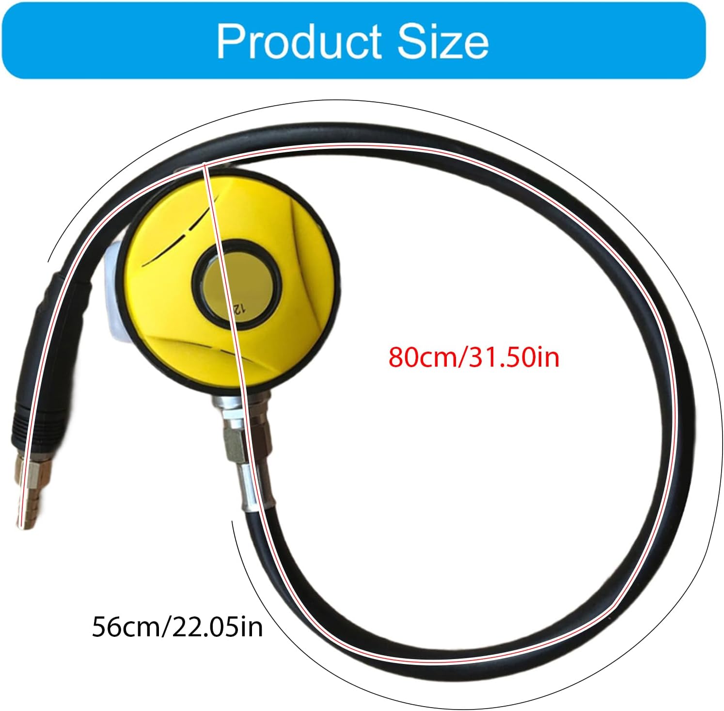 Diving Regulator Explorers Scubas Diving Regulator with Hose for Great Underwater and Comfortable Breathing Mouthpiece for Scubas Diving