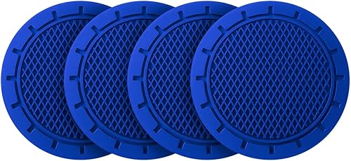 Miniatura 8 de Portavasos para automóvil, paquete de 4 posavasos universales antideslizantes de 2.75 pulgadas de diámetro, duraderos, adecuados para la mayoría de