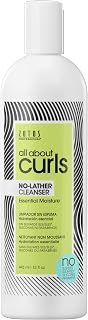 ALL ABOUT CURLS No-Lather Cleanser Shampoo | For Curly Hair | Essential Moisture | Gentle Cleansing | Suds-Free | Vegan & Cruelty Free | Sulfate & Paraben Free