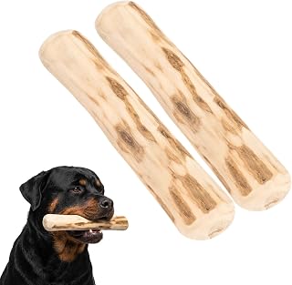 2 Pack Coffee Wood Chews for Dogs (X Large,2pcs) | Natural Coffee Wood Dog Chew Sticks, Teeth Cleaning & Stress Relief, Long Lasting Chew Toys for Small, Medium and Large Dogs