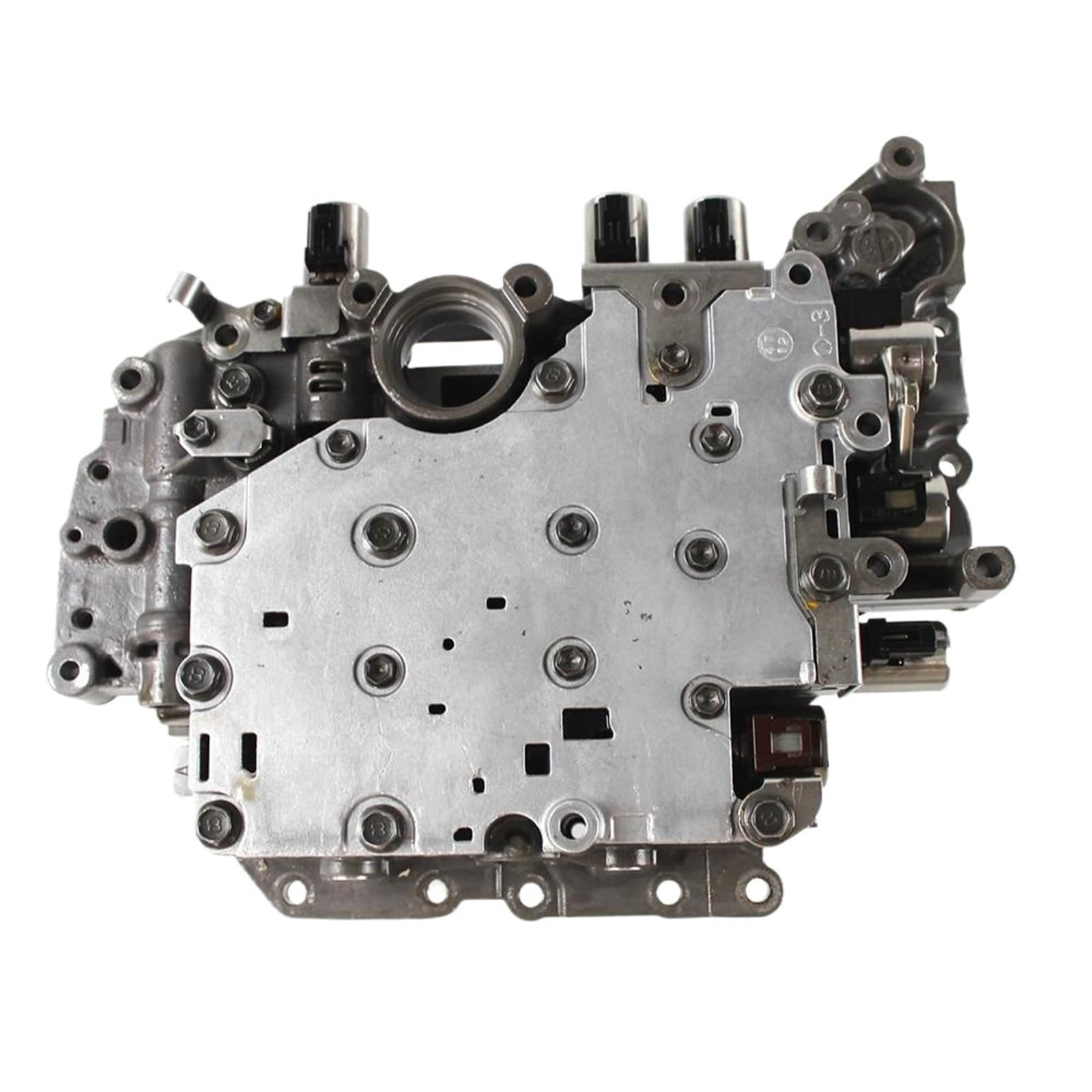 1pc U150 U151 U250 Transmission Valve Body with 7 Solenoid 80030 57754FA Fit for Toyota Model Years 2004-2014 Transmission Valve Body Solenoid Gearbox Valve BOD