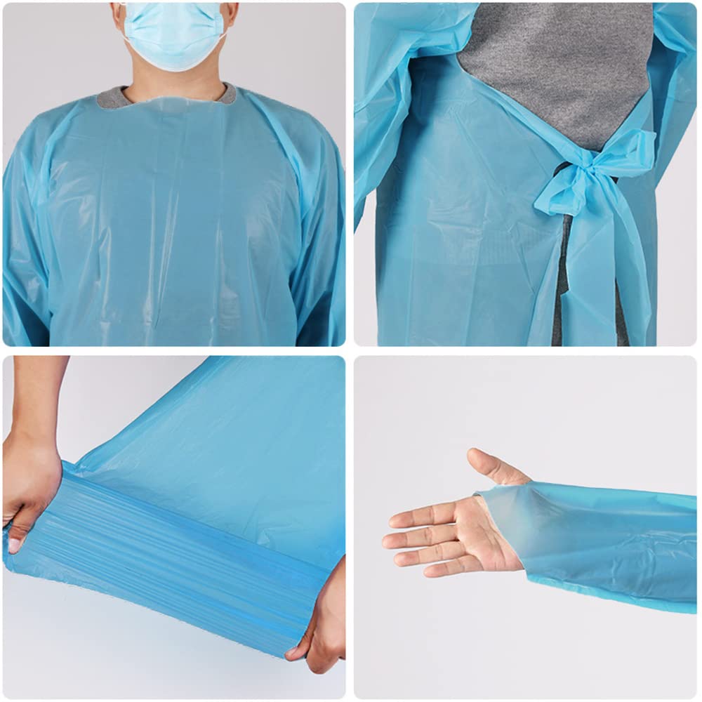 一点限り⭐️保護服 使い捨て10枚入×10セット 100枚 作業服 袖付き Amazon.co.jp: [KOVIDSUN] 保護服 使い捨て 作業服 個包装 袖