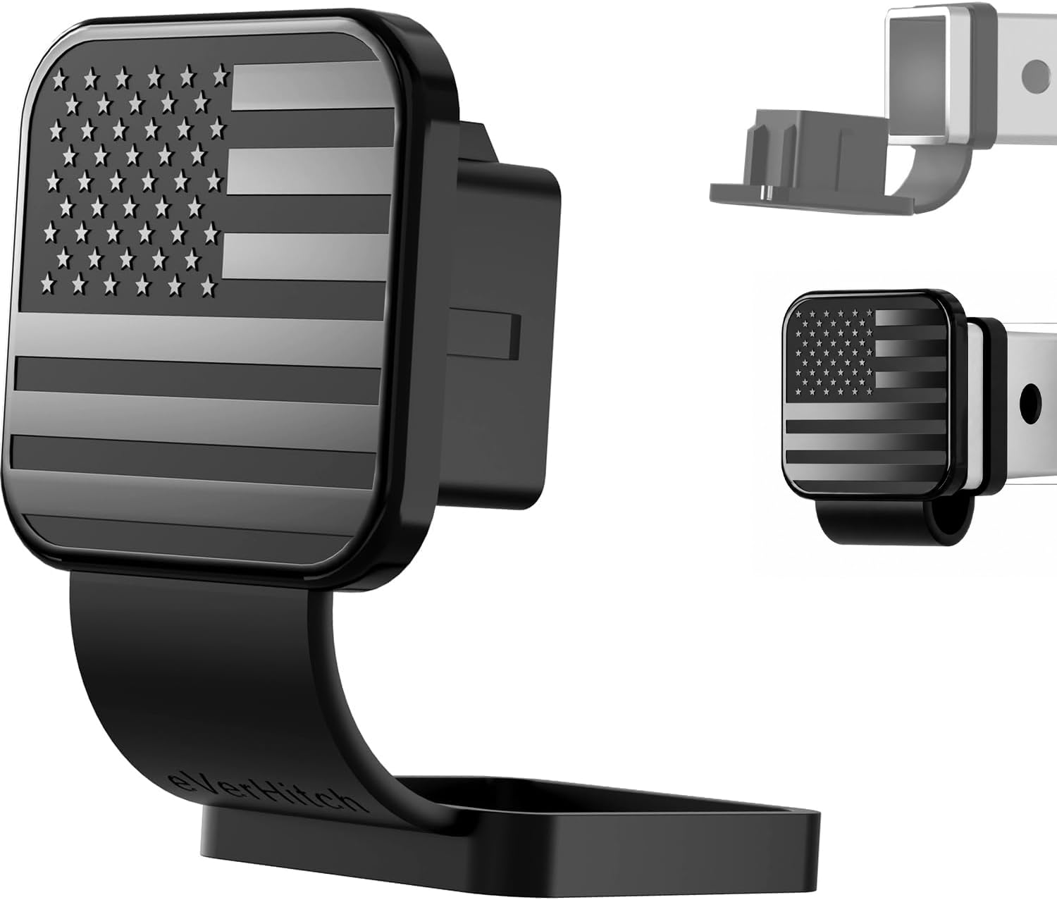 USA 2' American Flag Trailer Hitch Cover Plug