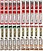 Ostrim High Protein Meat Snack Beef & Elk and Turkey Sticks, 4 Flavors - Variety Pack of 20
