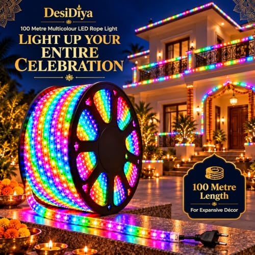 Desidiya LED Rope Light 100 Meter Multicolor - Image 8