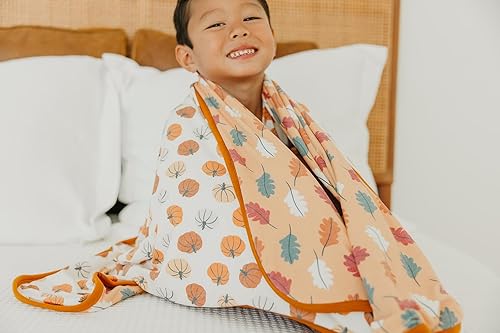 Miniatura 8 de Copper Pearl Manta de bebé de tres capas edredones suaves para bebés para niños y niñas, transpirable, acogedora, manta para niños pequeños  Edredón