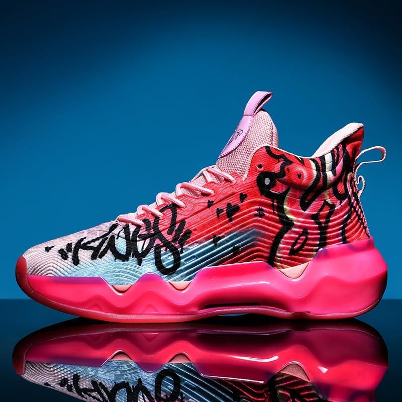 Women Men Basketball Shoes Fashion Running Sneakers Colorful Painting Sport Shoe - Image 2