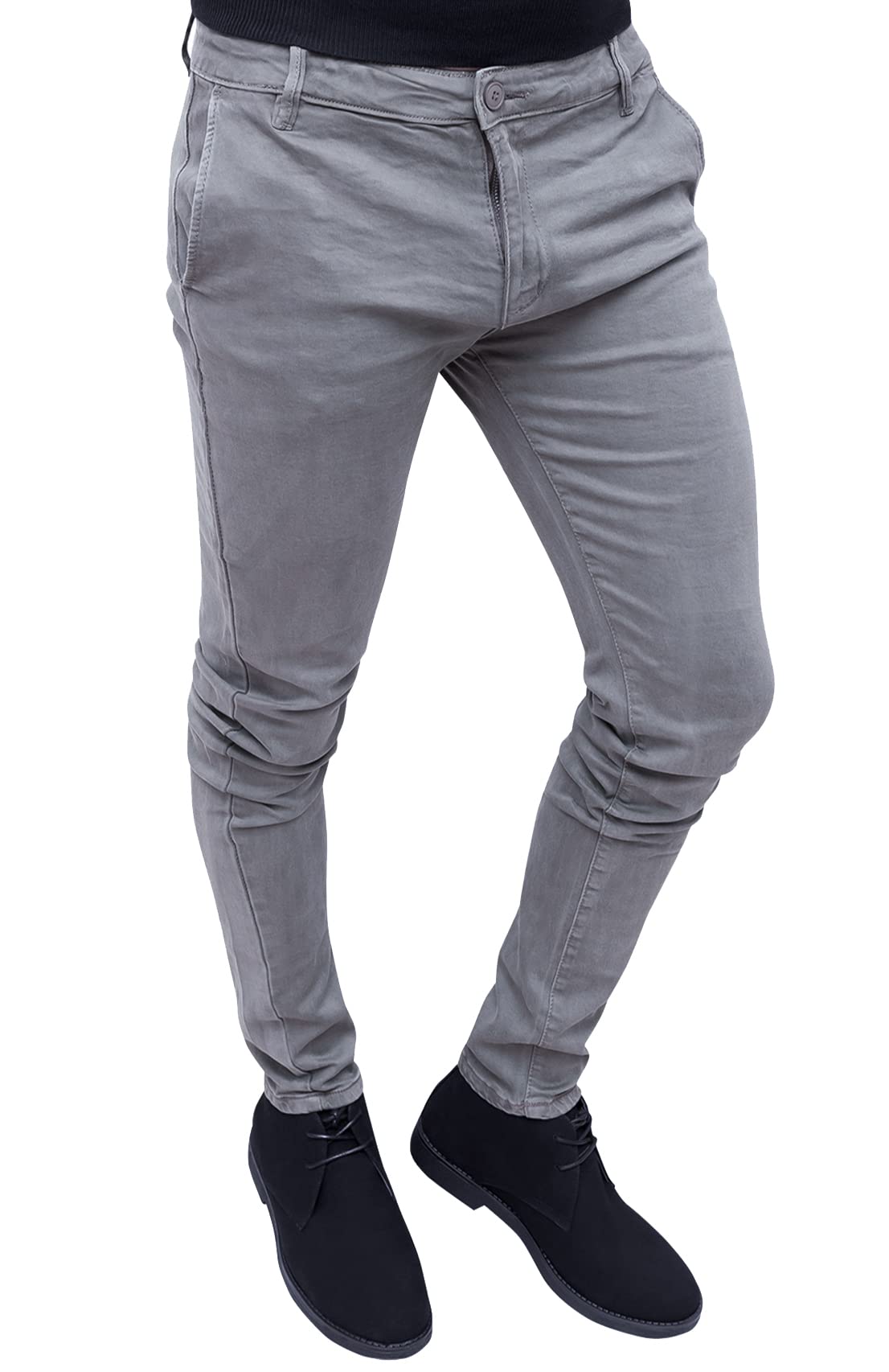Evoga Pantaloni Uomo Casual Invernali Slim Fit Jeans Tasca America