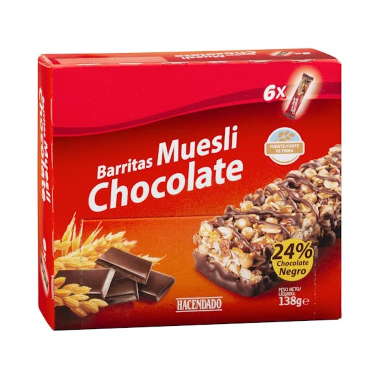 Müsli-Riegel mit Schokolade 12er-Pack