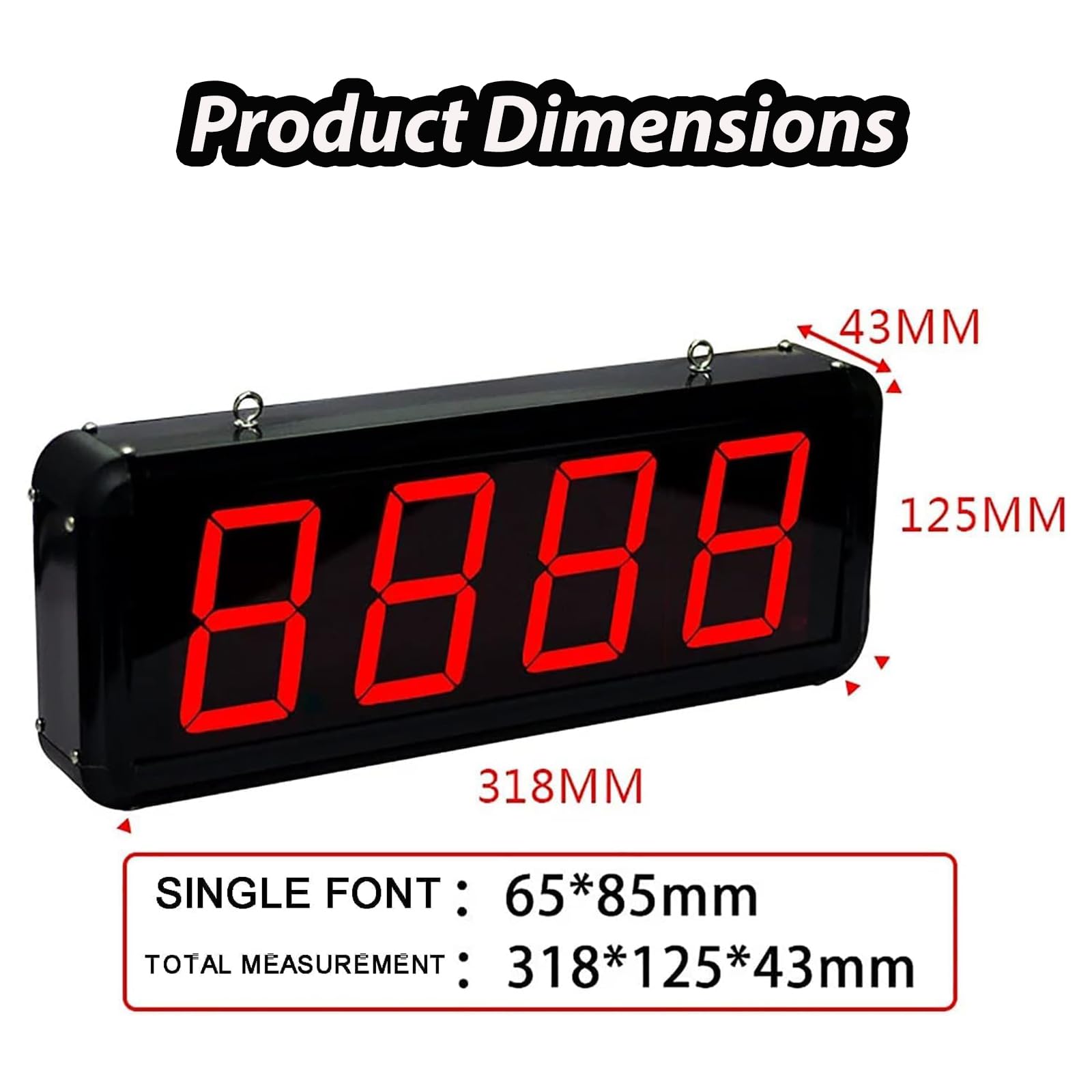 Contatore elettronico digitale con display rosso a 4 cifre e pedale, conteggi 0-9999, ideale per negozi, scuole e fabbriche