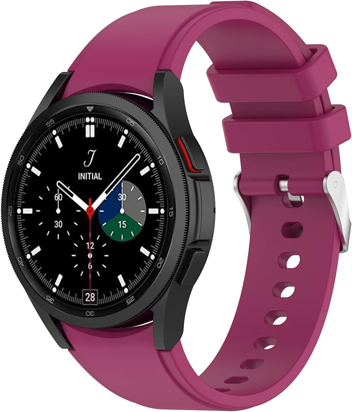 TenCloud Bands Compatible with Samsung Galaxy Watch 4 Classic Bands 42mm 46mm Washable 20mm Silicone Straps Sport Wristbands for Galaxy Watch 4 Classic Bands 42mm