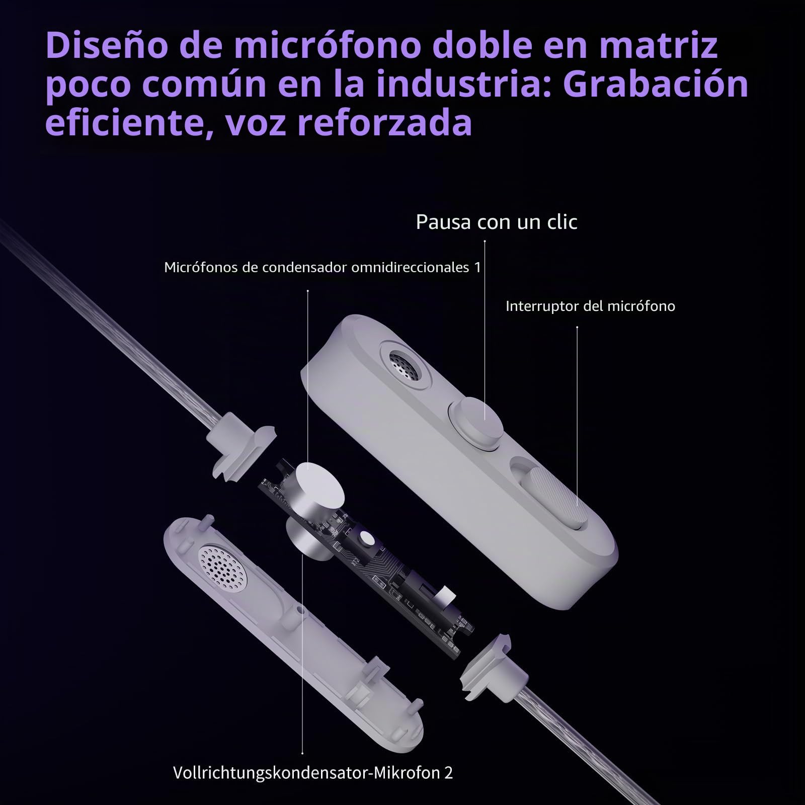 KZ Phantom Auriculares In Ear para Juegos, IEM Gaming con Cable y Micrófono, HiFi In Ear Monitor, Sonido nítido y Graves Profundos, con Cable Desmontable para Gaming
