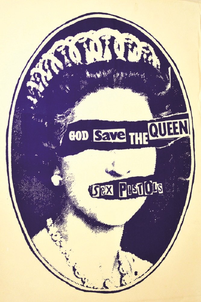 Save the Queen Sex Pistols Punk Rock Band Gig Poster Fine Wall Art Poster Print