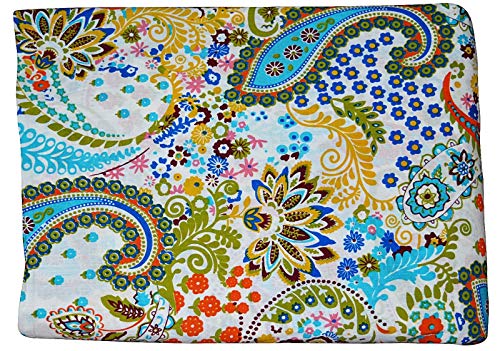 Tissu imprimé indien coton au yard écharpe housses de coussin robe d'été canapé 5 Yards