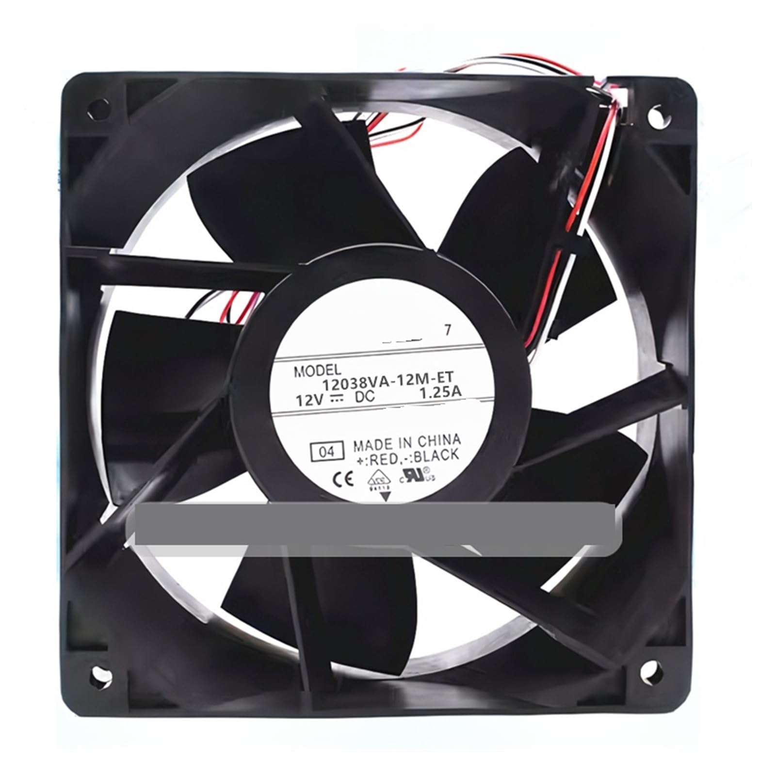 PEQYUACTE 12038VA-12M-EAE-ELE-ET-ETE 12038VA-12N-EA-EAE-EL-ELE-ETE DC Fan 120X38mm DC 12V Cooling Fan(12038VA-12M-EAE)