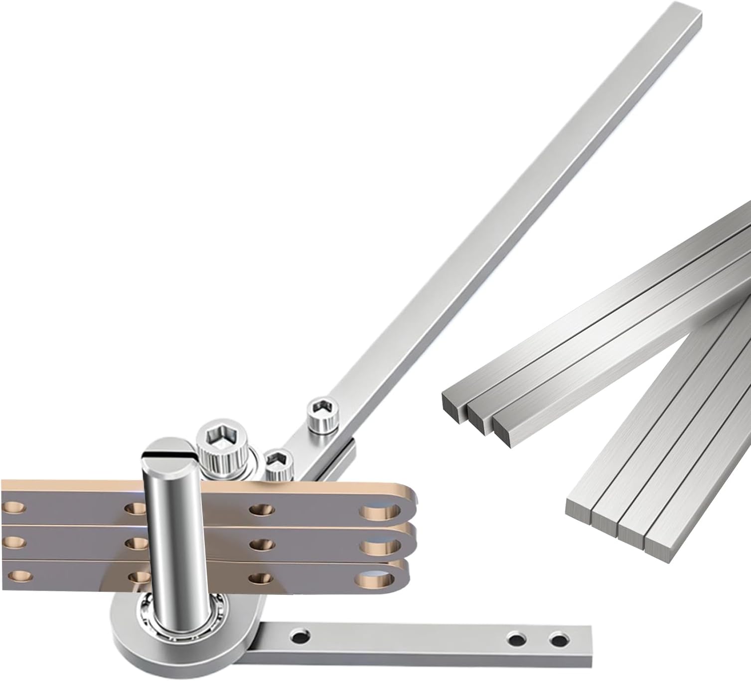 Sheet Metal Bending Machine - Manual Bender Metalworking Tool, Hand Operated Brake Former, Precision Craft Bending Equipment | DIY Workshop Bender for Enthusiasts Professionals Home Fabrication Shops