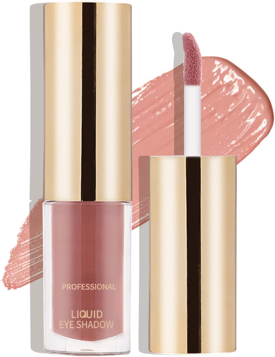 Boobeen Liquid Matte Eyeshadow - Long Lasting Waterproof, Velvet Matte Cream, Neutral Nude Makeup