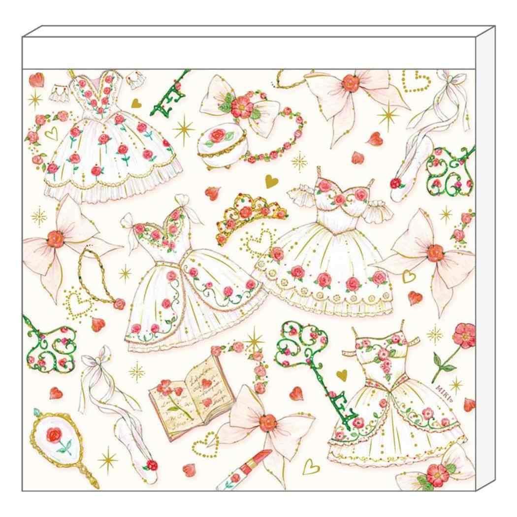 フワフワらびちゃん ラインストーンケースメモ カギ付 鍵付き 平成