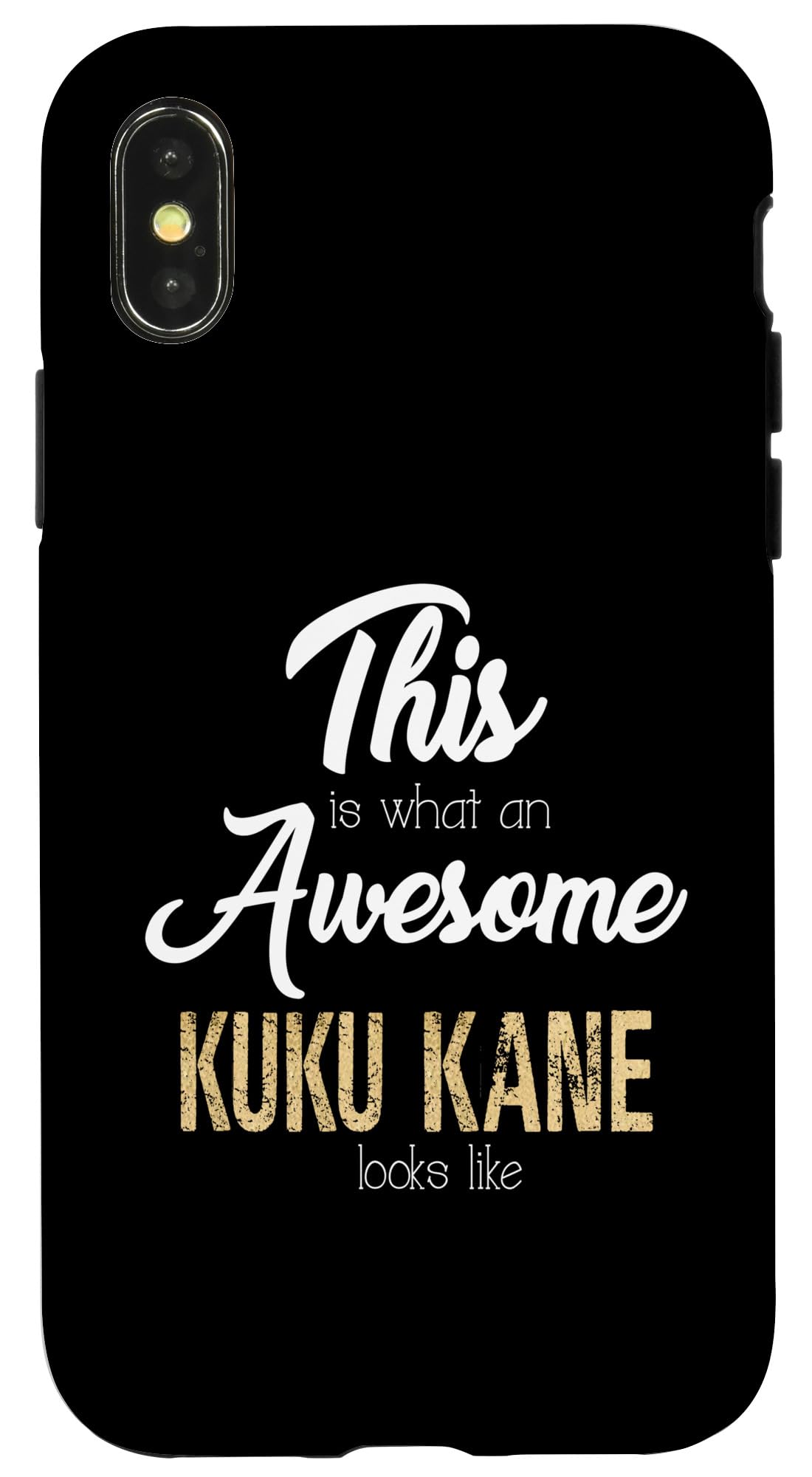 iPhone X/XS Awesome Kuku Kane Hawaii Hawaiian Grandpa Case