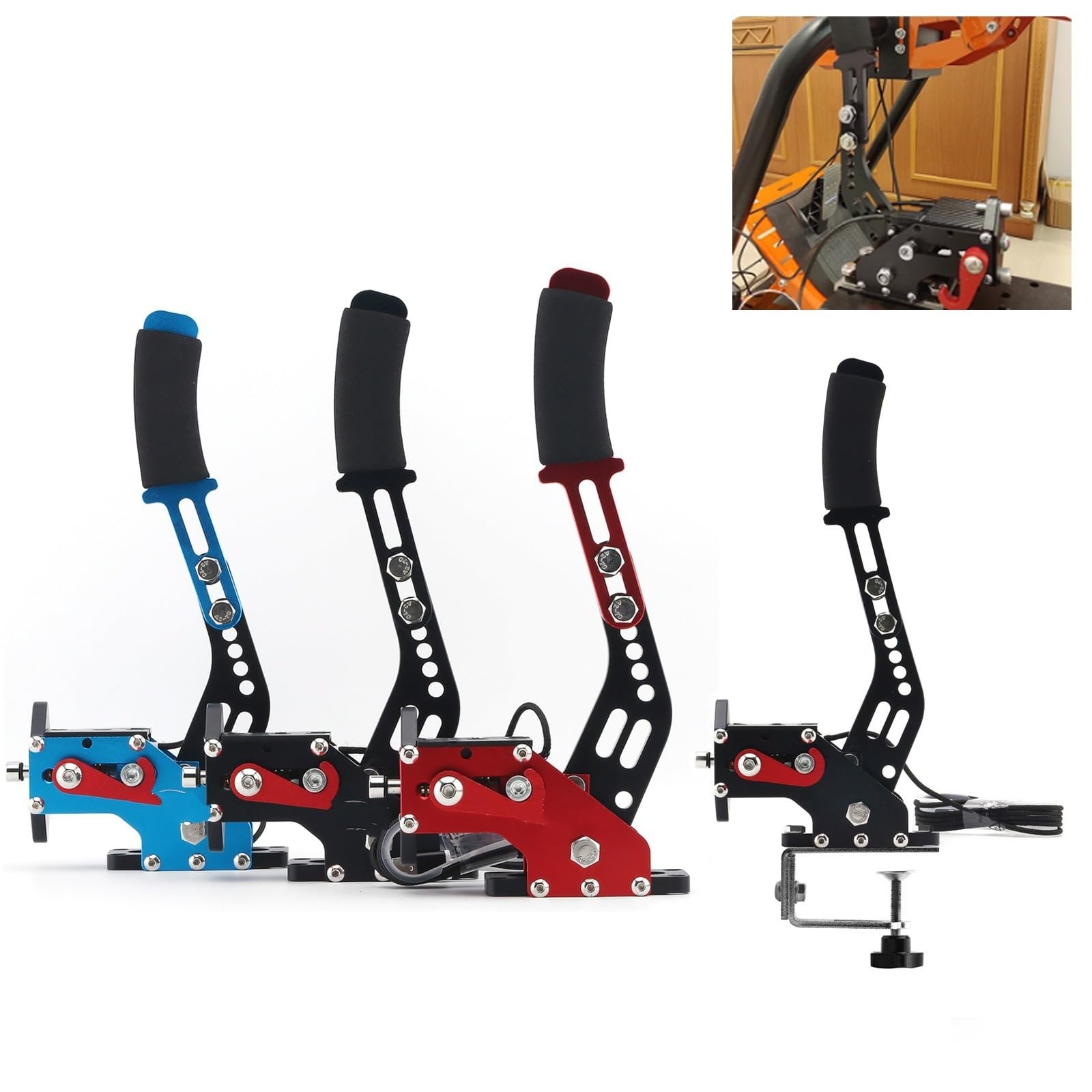 Dźwignia Hamulca Ręcznego Samochodu Pasuje Do Logitech Brake System USB Do Logitech G29/G27/G25 PC 16-bitowy Czujnik Halla USB SIM Racing Games T300 T500 HB019