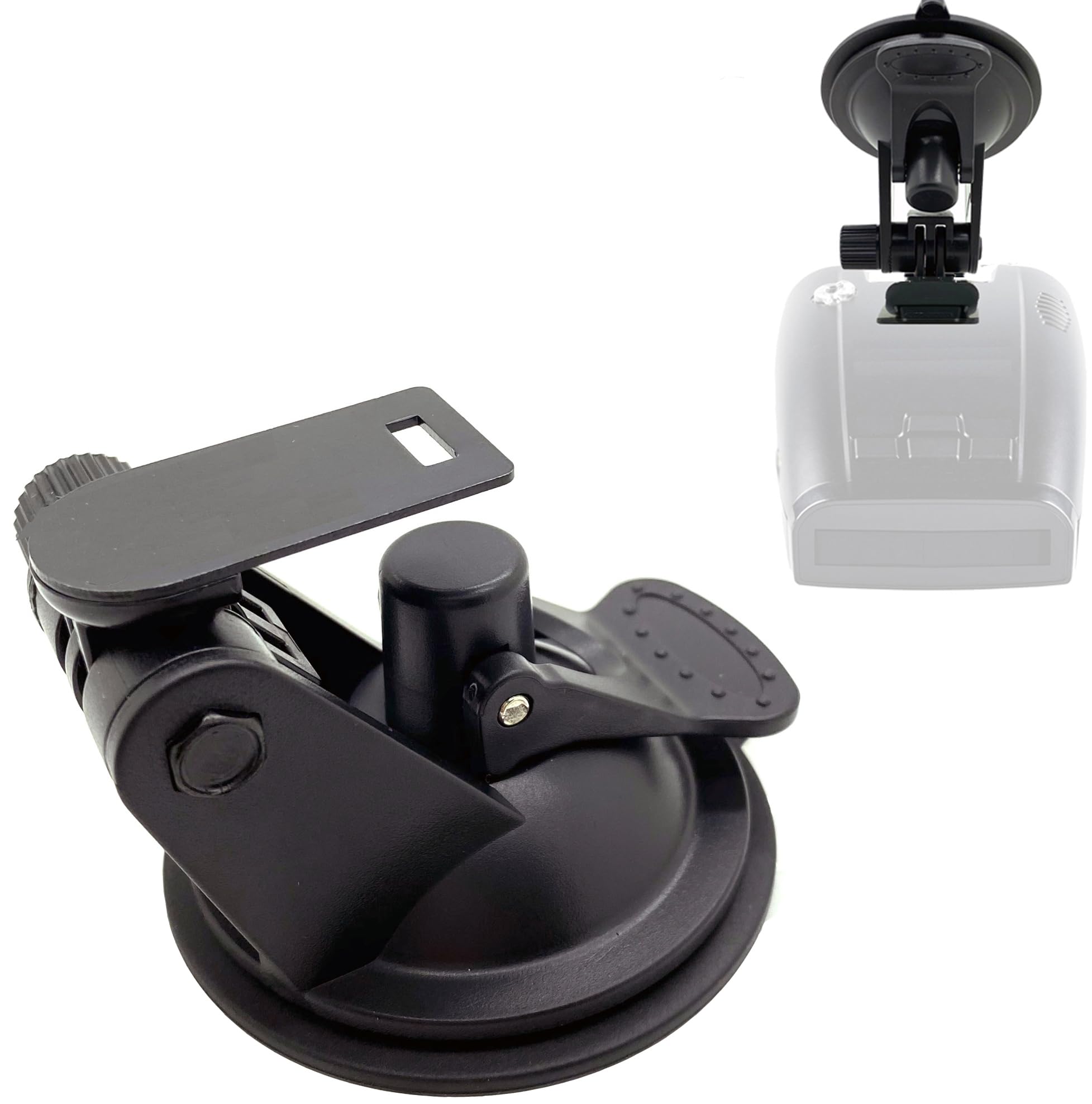 ChargerCity Super Suction Radar Detector Windshield Suction Cup Mount for Cobra Radar Detector iRadar ESD SPX RAD 480i 450 380 7800BT Radar