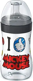 Lillo Mamadeira Super Evolution Disney Silicone - Preto 300 Ml