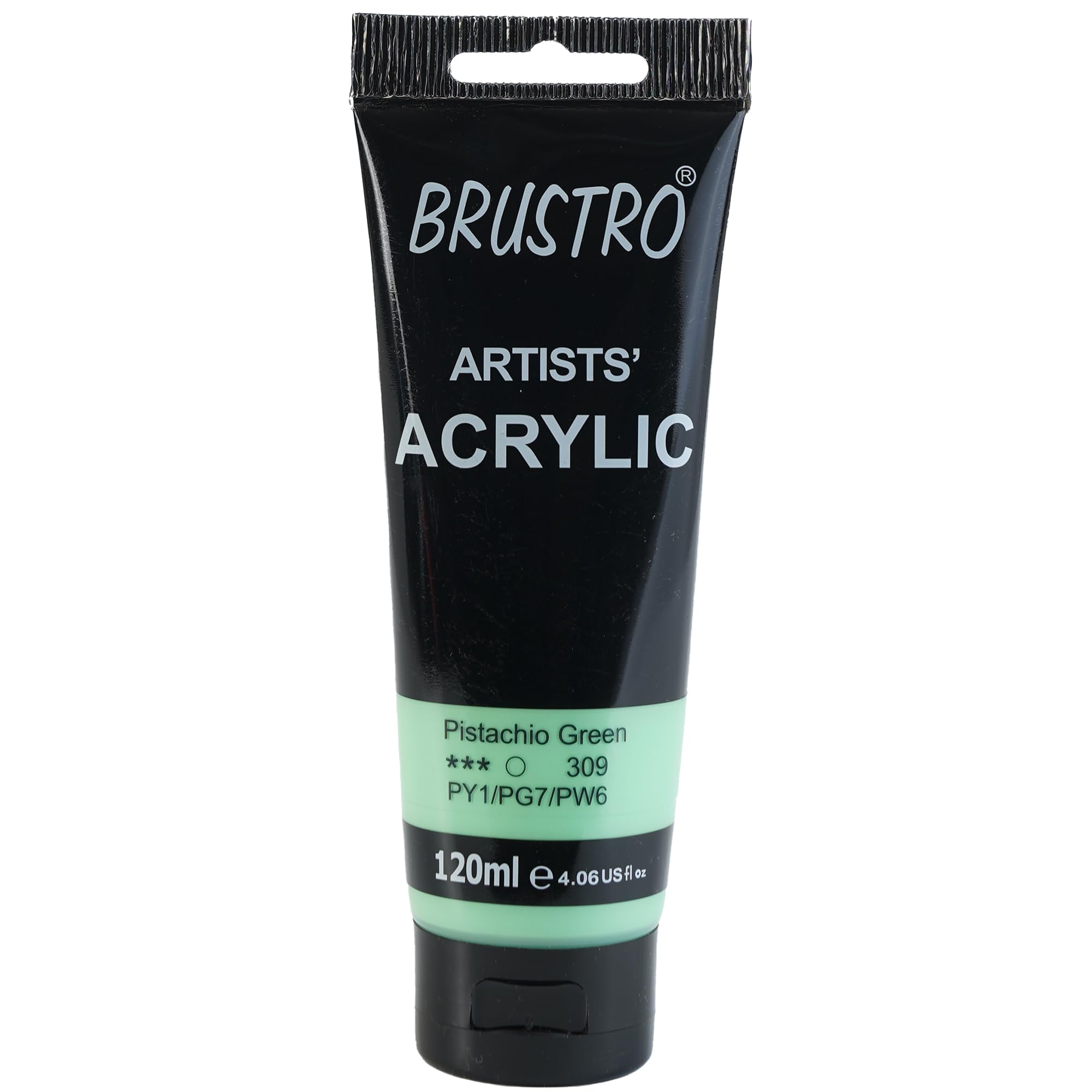 Brustro Pistachio Green Artists Acrylic 120Ml (Pastel Tone)