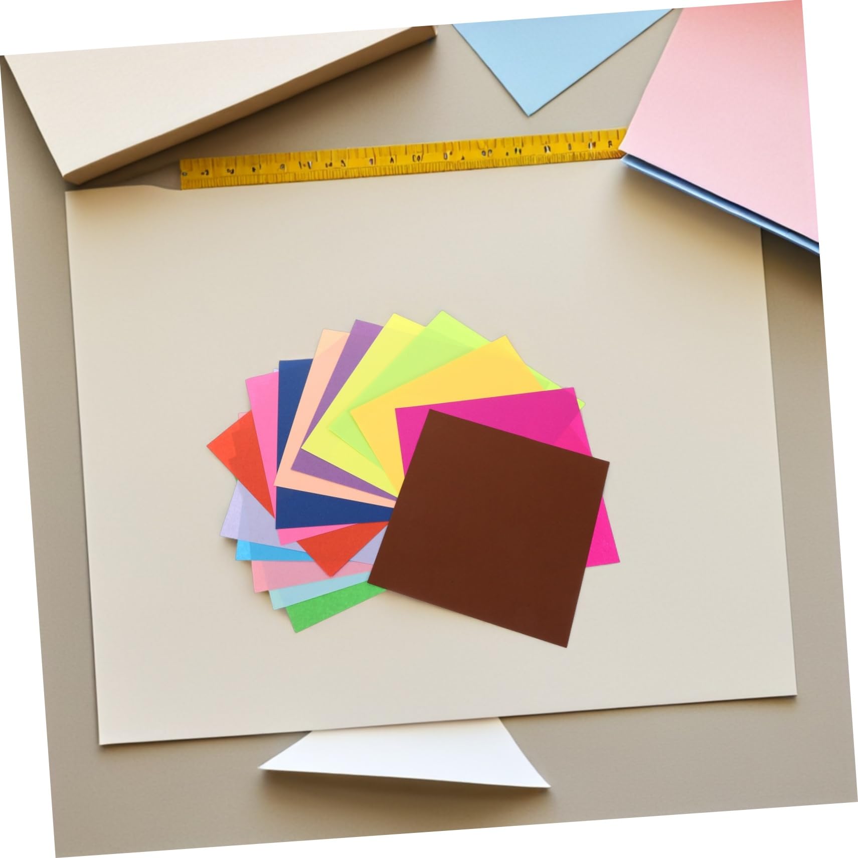 600 Blatt Origami Papier Doppelseitige Farbige für DIY Projekte und Kreative Schulaktivitäten Geeignet für Verschiedene Bastelarbeiten