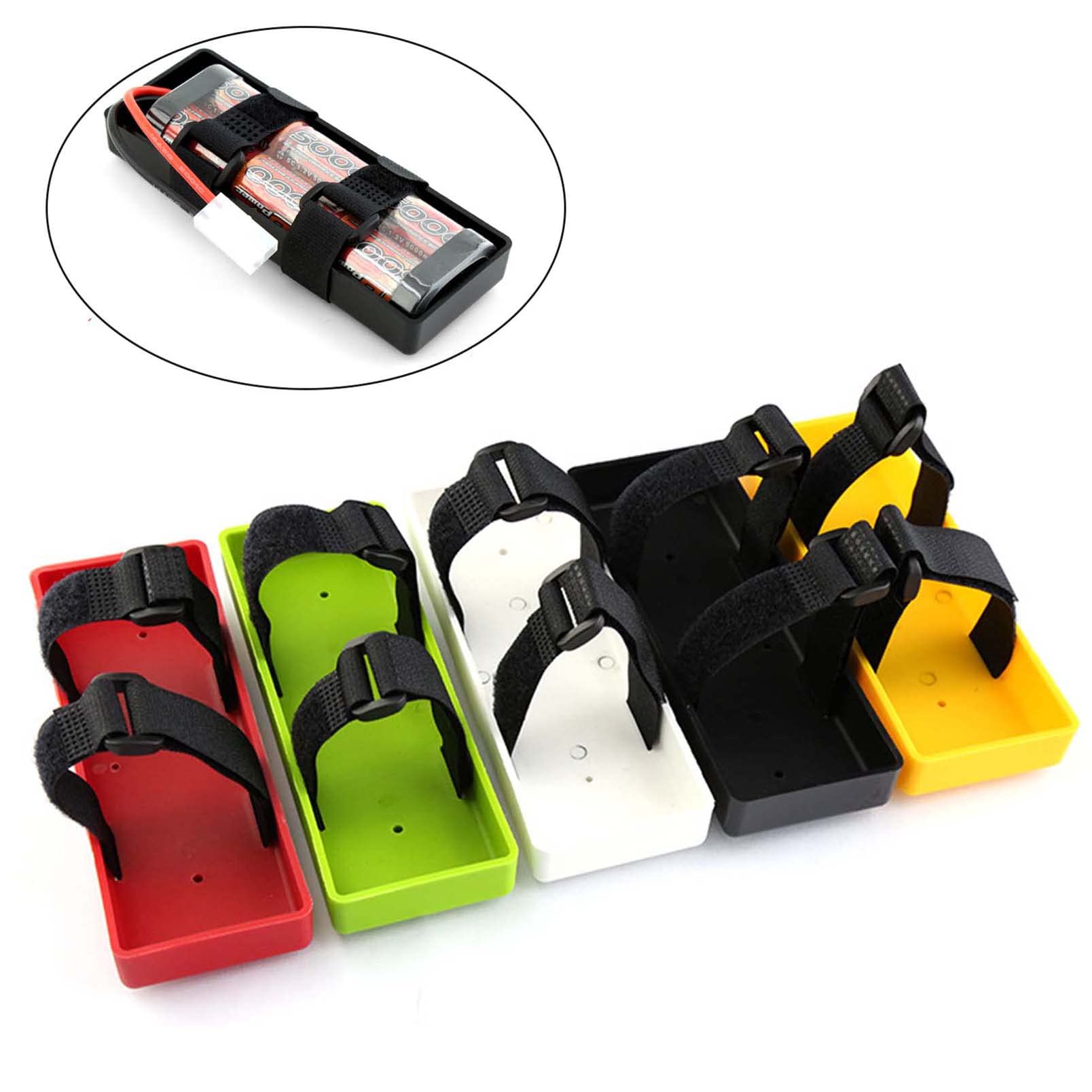 Boîte à Batterie Pour Voiture RC - Support Pour Axial SCX10, TRX4, 1/10, 1/8, Noir, Avec Sangles Boîte Batterie Voiture Télécommandée Boîte à Batterie Pour Voiture RC - Support Pour Axial SCX10, TRX4, 1/10, 1/8, Noir, Avec Sangles Boîte Batterie Voiture Télécommandée