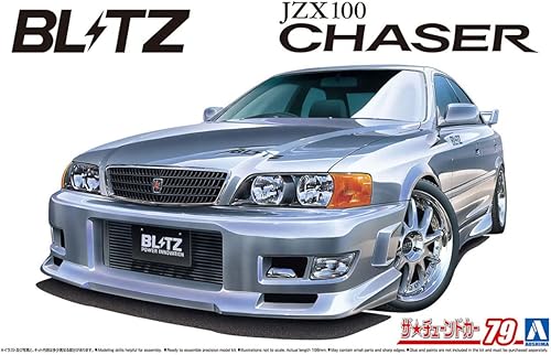 Miniatura 4 de Aoshima Toyota Blitz JZX100 Chaser Tourer V 96 Kit de modelo a escala 124