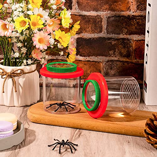 Insert Bug Viewer for Kids, 8PCS Magnifying Insect Box Bug Catcher Kit for Kids Bug Magnifier Container Critter Insect Bug Cage Bug Jar, Magnifier Backyard Explorer Insect Bug Viewer Collecting Kit