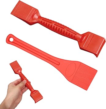 2 Pcs Glazing Tools Set,Window Glazing Shovels, Non-Slip Lifting Aid