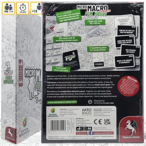 Fapeto Bundle: MicroMacro Crime City y Full House + Bolsa miniatura 3
