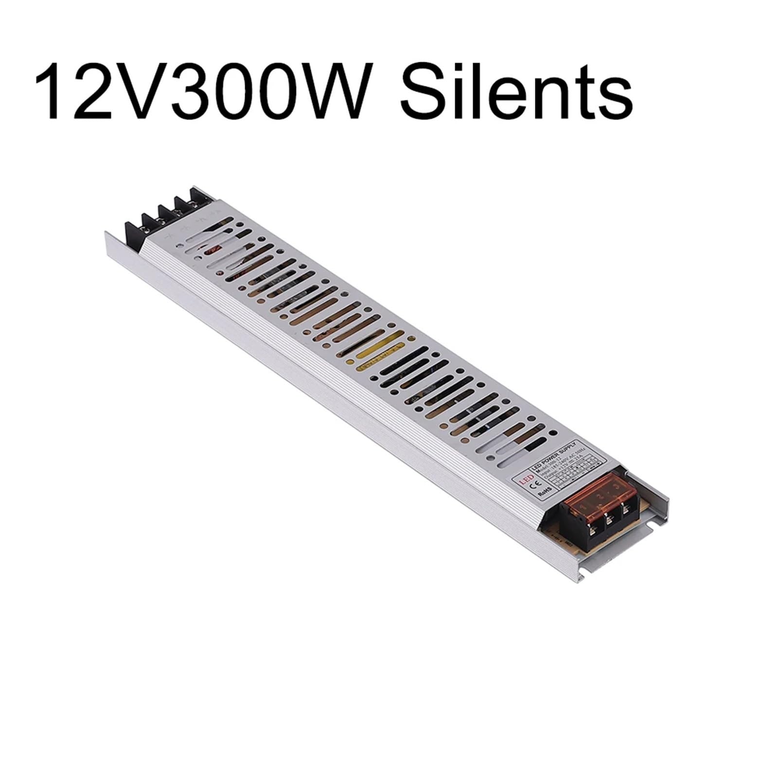 Ultra Thin Power Supply DC 12V 24V Lighting Transformers 60W 100W 150W 200W 300W 400W AC185-240V Driver For LED Strips(TS01-12300S)