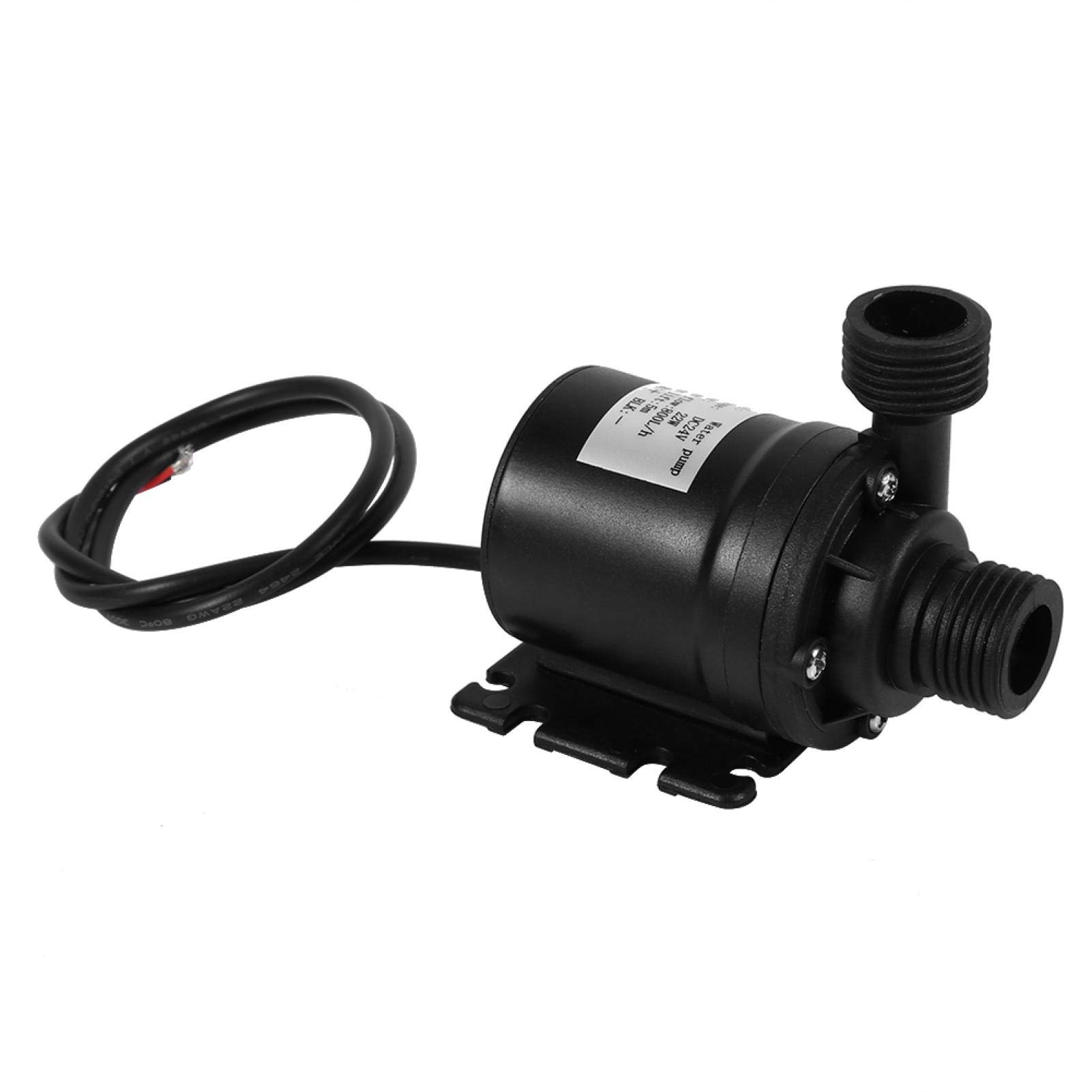 Pompa dell'Acqua Solare ad alta Temperatura, Mini Acqua Senza Spazzola DC 24V Sommergibile Ultra Silenziosa per Motori Brushless Acquario Fontana Stagno Pesci Industriale Ricerca Scientifica 800l/H 5m