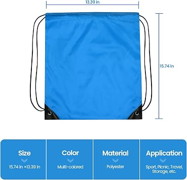 108 Pack Drawstring Bag Bulk Drawstring Backpack Draw String Bags Pack Cinch Bag Gym Sackpack Sport Trip Back Pack,Drawstring String Bags,18 Colors