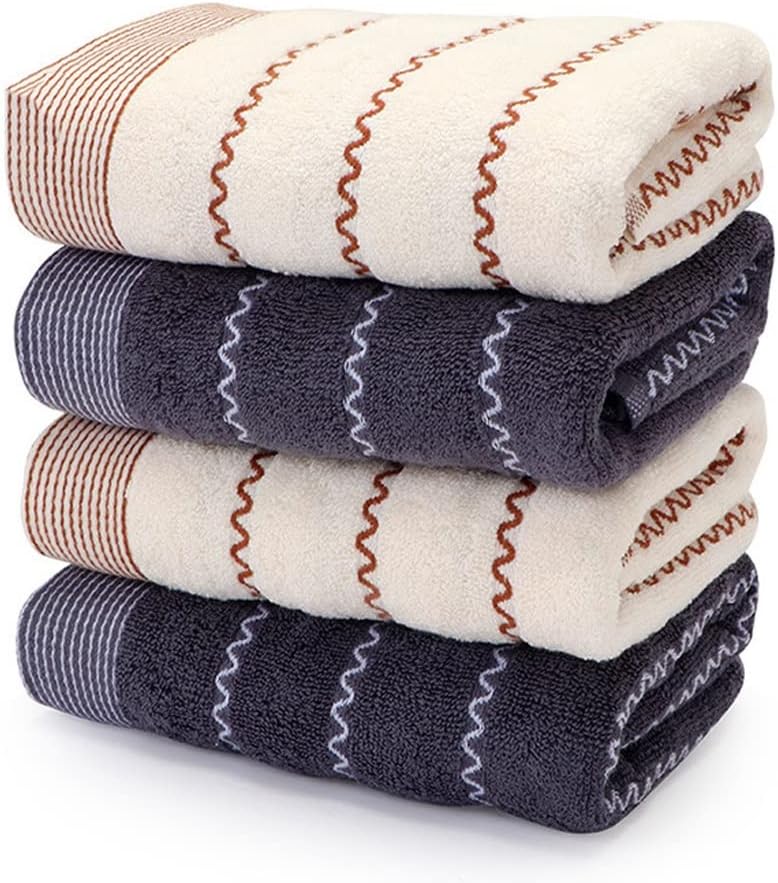 Wavy Face Towel Soft Absorbent Easy to Dry Face Wash Towel Daily Necessities