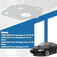 Vista 2 de CULMKARI Placa restrictora IAC de control de aire de ralentí compatible con Ford Mustang1986-1995 LX GT 5.0 V8 1996-2004 4.6 SOHC Cobra DOHC