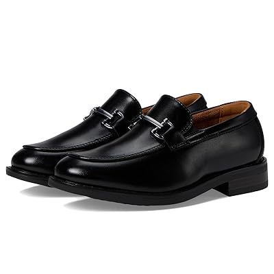 Florsheim Kids Rucci Moc Toe Bit Loafer Jr. (Toddler/Little Kid/Big Kid) Boys Shoes Black