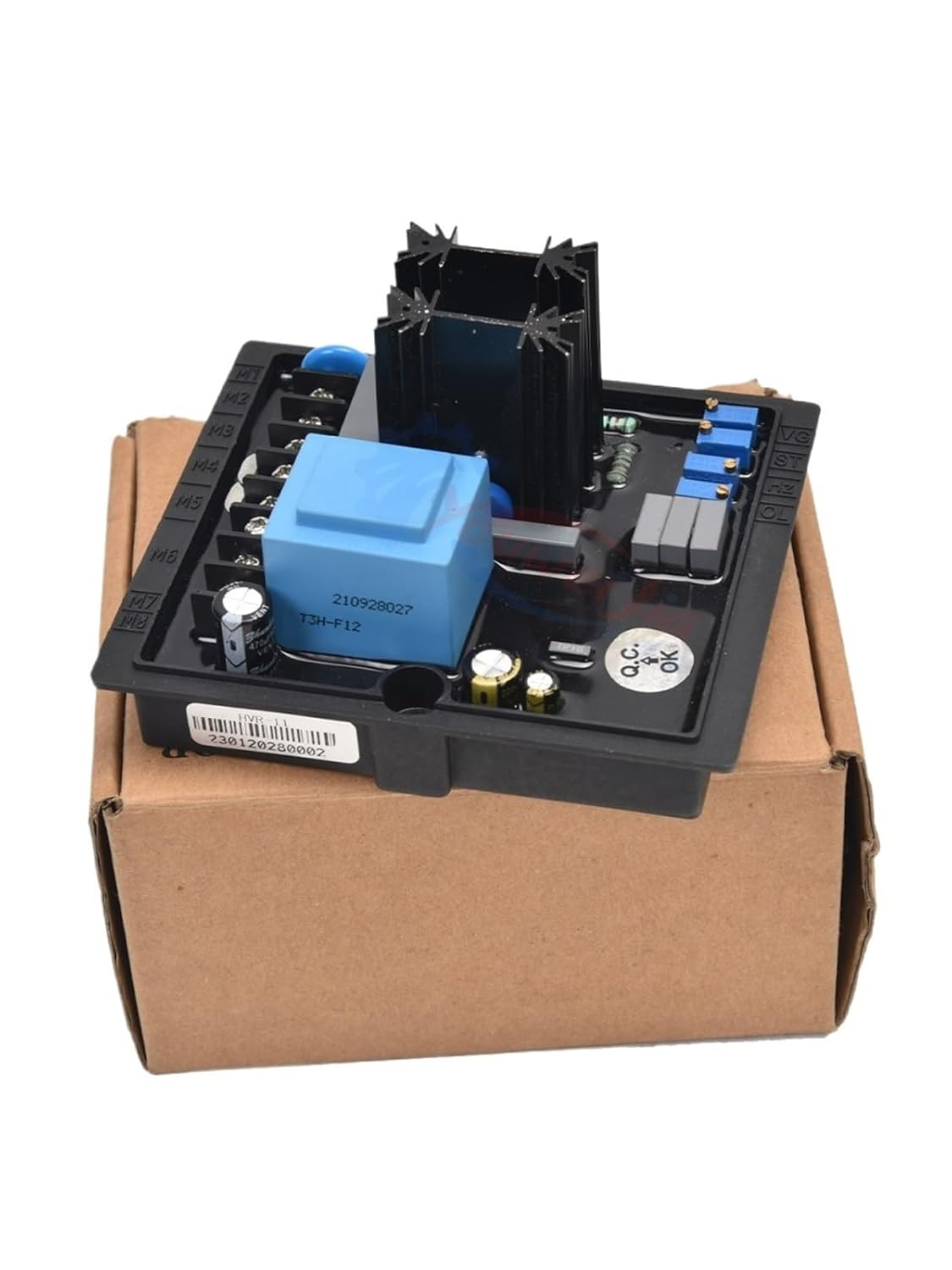 1pcs HVR-11 Automatic Voltage Regulator Diesel Generator Voltage Stabilizer Genset Spare Part HVR 11 Voltage Stabilize for Power Generation Equipment