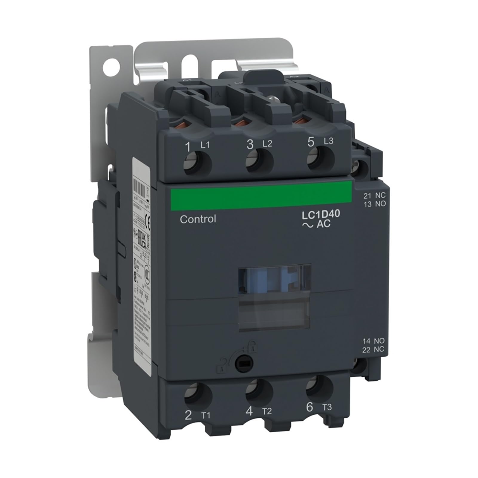 PVTLCYBI LC1D40LE7 AC electric magnetic Contactor 3P 3NO LC1-D40LE7 40A 208V AC coil