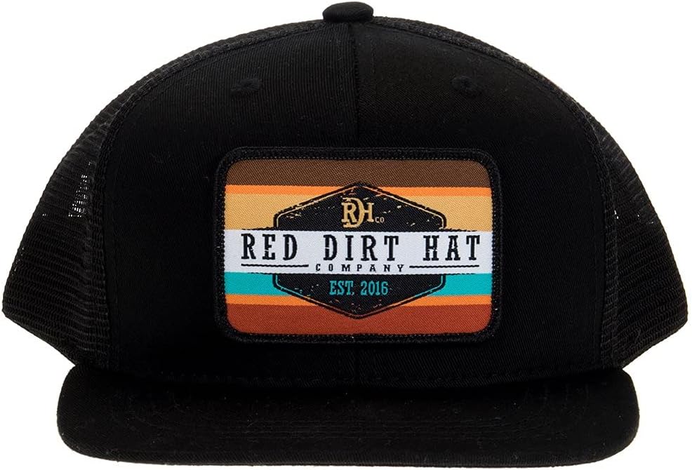 Red Dirt Hat Co. Youth Red Dirt Roam Free Sunset Patch Cap - Image 2